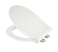 Croydex Toilet Seat Sensori White Self Soft Closing No Movement Adjustable Hinge