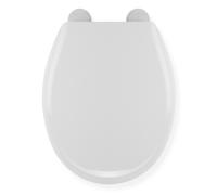 Croydex Toilet Seat Simple White Sit Tight Non Slip No Tools Anti Bacterial
