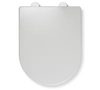 Croydex Toilet Seat Soft Close D Shape Quick Release Hinges Anti Bacterial