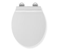 Croydex Toilet Seat Soft Close Oval Quick Release Anti Bacterial Slimline