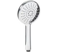 Croydex Varone Aqua Air Water Saving Shower Head - 5 Function Chrome Handset with Aqua Air Water Saving Device and Rub Clean Nozzles, Shower Heads & Spray