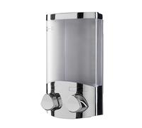 Croydex Wall Mounted Soap Dispenser Duo - Chrome