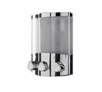 Croydex Wall Mounted Soap Dispenser - Eliminates Shower Clutter, Easy to Refill and Has a Pre-Measured Pump for Your Shower Gel, Shampoo and
