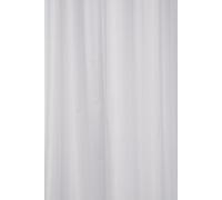 Croydex Water-Resistant Cling-Resistant White Textile Shower Curtain 180 x 180cm