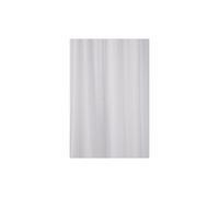 Croydex Water-Resistant Cling-Resistant White Textile Shower Curtain 180 x 180cm