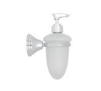 Croydex Westminster Soap Dispenser - Chrome & Glass