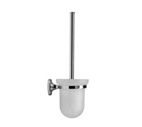 Croydex Westminster Toilet Brush With Frosted Acrylic Wall Mounted Holder