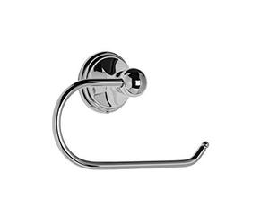 Croydex Westminster Toilet Roll Holder, Chrome | Wall Mounted | Traditional Design | Durable Zinc Alloy Construction | Bathroom Storage Solution