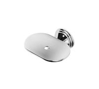Croydex Westminster Wall Mounted Soap Dish with Zinc Alloy Construction, Chrome