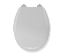 Croydex White Toilet Seat Easy to Install with Adjustable Hinges (Canada)