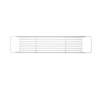 Croydex Wire Bath Rack Tray 65cm with Non Slip Ends | Durable Chrome Plated Mild Steel | Fits Most Standard Tubs | Bath Organiser