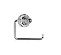 Croydex Worcester Flexi-Fix Easy Fit Toilet Roll Holder, Chrome Finish, Toilet Paper Holder, No Drilling, Use Existing Drill Holes, Screw or Glue Fix, All Fixings Included, Matching Accessories