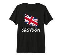 Croydon Great Britain Flag British Heritage & English Pride Premium T-Shirt