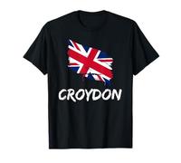 Croydon Great Britain Flag British Heritage & English Pride T-Shirt