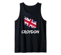 Croydon Great Britain Flag British Heritage & English Pride Tank Top