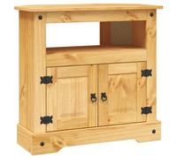 croydon wooden console table with 2 drawer in brown