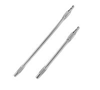 Crozgan 2Pcs Flexible Extension Screwdriver Drill Bit Shaft Holder,200mm& 300mm 1/4 Inch Universal Hex Shank Flexible Extension Bit Shaft for Electronic Drill Screwdriver