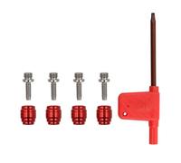 Crozgan 4 Sets Bike Oil Olive Insert Kit,Hydraulic Disc Brake Hose Fitting Tool with T8 Spanner for Bicycle Brake Lines Repair,Stealth-A-Majig Quick Install for Avid SRAM