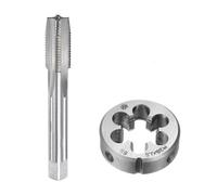 Crozgan M20 X 1.5 Metric Tap and Die Set,HSS Hand Threading Tapping Tools,Machine Thread Screw Tap with Round Threading Die for Nut Screw Bolt Thread Repair