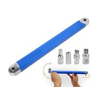 Crozgan Offset Extension Wrench Extension, Multifunctional Tight Reach Extension Wrench Set ith 1/2", 1/4" and 3/8" Drive Adapter for Automotive Repair Equipment Maintenance Mechanical Work