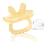 CRPPOOW Teething Toys for Baby Silicone Babe 0-6 Months and Up, Teethers Gel Newborn Essentials for Teething Relief Granules Pacifier Holder Baby Girl Boy Easter Gifts Toys