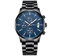 CRRJU Watch for Men Chronograph Business Men's Wrist Watches Auto Date Fashion Luxury Stainless Steel Analog Quartz Wristwatches