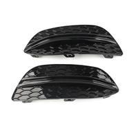 CRRYUQWWM 1Pair Car Front Bumper Fog Light Cover Accessories For Mercedes For Benz C Class W205 C300 2015 2016 2017 2018 (With Black Stripe)
