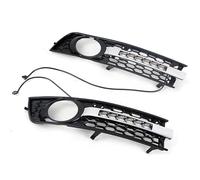 CRRYUQWWM 1Pair Front Bumper DRL Daytime Running Light For A4 B6 2001 2002 2003 2004 2005 Fog Lamp Grille Cover Frame
