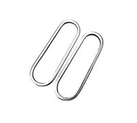 CRRYUQWWM 2pcs/Set Interior Door Handle Cover Trim Sticker Decoration CASE for VW for Beetle 2013-2017(ABS Silver Matte)