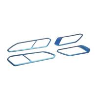 CRRYUQWWM 4pc for Tiguan 2 MK2 2016 for VW for Tiguan 2017 2018 Door Handle Bowl Frame Trim Stickers Covers Auto Car Accessories(Blue)