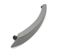 CRRYUQWWM Car Interior Left Right Passenger Door Handle Leather Cover Trim for X5 X6 E70 E71 E72 2007-2013 51416970238(Left Grey)