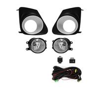 CRRYUQWWM Fog Light Lamp For Toyota For Corolla For Altis 2011 2012 2013 Daytime Running DRL Chrome Covers Wires Switch(Painting)