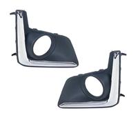 CRRYUQWWM Fog Light Lamp Frame Grill For Subaru For XV Crosstrek 2016 2017 Car Front Bumper Foglight Chrome Trim Cap Cover(Left and right)
