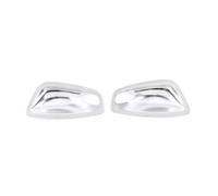 CRRYUQWWM for 1 Series E81 E82 E87 E88 2007-2011 Accessories 2/4PCS Chrome Car Interior Door Handle Bowl Cover Trim ABS Carbon Fiber (2PCS Silver)