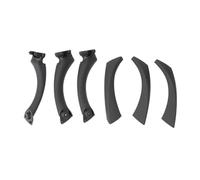 CRRYUQWWM for E90 E91 E93 3 Series 2004-2012 Car Interior Inner Door Handle Panel Sedan Pull Trim Cover Auto Styling Accessories (Black 6Pc)