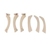 CRRYUQWWM for E90 E91 E93 3 Series 2004-2012 Car Interior Inner Door Handle Panel Sedan Pull Trim Cover Auto Styling Accessories (Beige 6Pc)