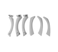 CRRYUQWWM for E90 E91 E93 3 Series 2004-2012 Car Interior Inner Door Handle Panel Sedan Pull Trim Cover Auto Styling Accessories (Gray 6Pc)
