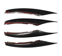 CRRYUQWWM For Mercedes For Benz A Class W177 V177 A180 A200 A220 A250 2019-2023 Car Front Fog Lamp Lights Strips Trim Cover (carbon fiber)