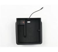 CRRYUQWWM For Tesla For Model 3 For Highland 2024 For Model Y For Launch For Juniper 2025 Console Armrest Storage Organizer Interior Box(ABS rear)