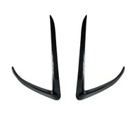CRRYUQWWM For Tesla Model 3 Model Y 2017-2023 Front Bumper Fog Lamp Wind Knife Spoiler 1Pair Car Fog Lamp Trim Cover Fog Light Eyebrow (Model 3 Carbon Look)