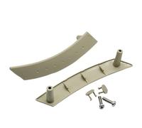 CRRYUQWWM for VW for Beetle 1998-2010 1C0867171B 1C0867172B 2PCS Interior Left Right Door Pull Handle Cover Panel Replacement (Beige 2PCS)