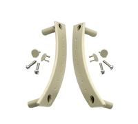 CRRYUQWWM for VW for Beetle 1998-2010 Interior Left Right Door Panel Pull Handle Cover Repair Kit 1C0867171A 1C0867172A (Beige 2PCS)