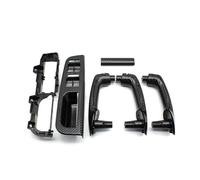 CRRYUQWWM for VW for Jetta for Golf MK4 1999-2004 for Bora 2008-2012 Car Interior Front Rear Left Right Door Pull Grab Handle Cover(Carbon Fiber 9PCS)
