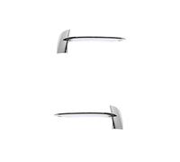 CRRYUQWWM For X5 F15 2014 2015 2016 2017 2018 Car Left Or Right Front Bumper Fog Light Grille Grill Cover Strip Trim(Chrome a pair)