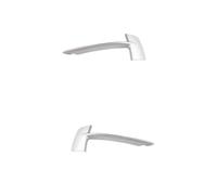 CRRYUQWWM For X5 F15 2014 2015 2016 2017 2018 Car Left Or Right Front Bumper Fog Light Grille Grill Cover Strip Trim(Silver a pair)