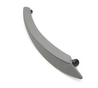 CRRYUQWWM for X5 X6 E70 E71 E72 2007-2013 Interior Car Left Right Passenger Door Handle Leather Cover Trim(Right Grey)
