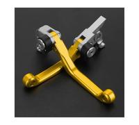 CRRYUQWWM for XG250 for Tricker 2004-2010 Motorcycle Motocross Dirt Bike Pivot Brake Clutch Levers CNC(Gold)