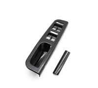 CRRYUQWWM LHD Car Interior Front Rear Left Right Carbon Fiber Door Pull Grab Handle for VW for Bora for Golf 4 MK4 for Jetta 1999-2004(LHD 2PCS)