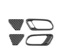 CRRYUQWWM Real Carbon Fiber for Vw for Scirocco 2009 2010 2011 2012 2013 2014 2015 2016 RHD LHD Car Door Handle Panel Sticker(for Right Hand Drive)
