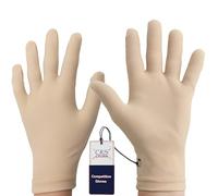 CRS Cross Competition Figure Skating Gloves. Ladies Small/Medium, Tan